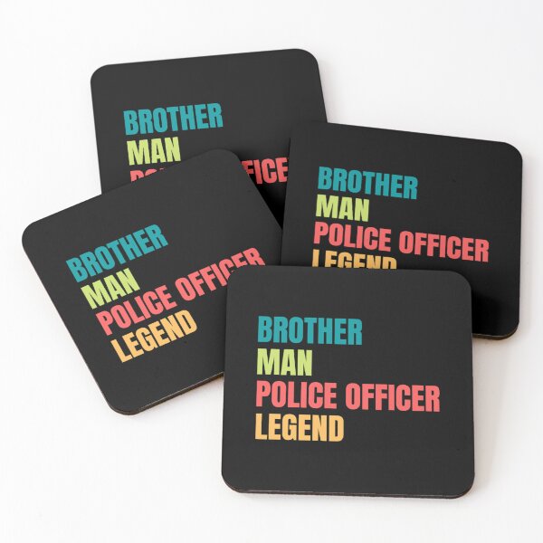 Item preview, Brother Man Police Officer Legend Cool Brother designed and sold by MinhNhu.