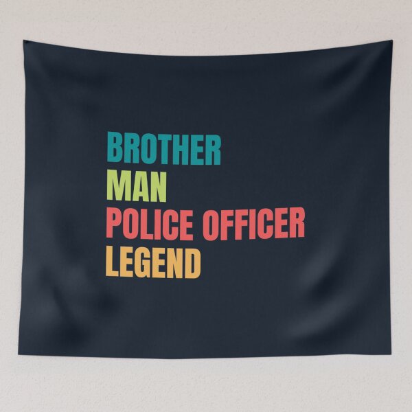 Item preview, Brother Man Police Officer Legend Cool Brother designed and sold by MinhNhu.