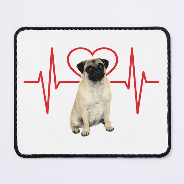 Item preview, Pug Love Life Line (I love pugs) designed and sold by BrandoCafe.