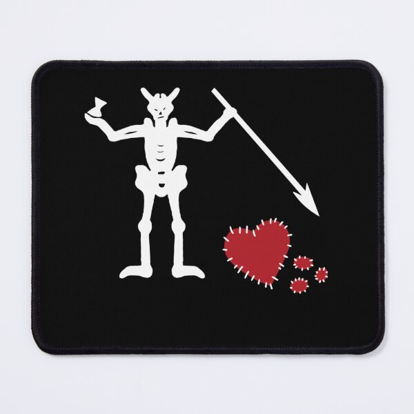 Item preview, Broken Hearted Blackbeard's Flag Premium designed and sold by ShonDonnells.