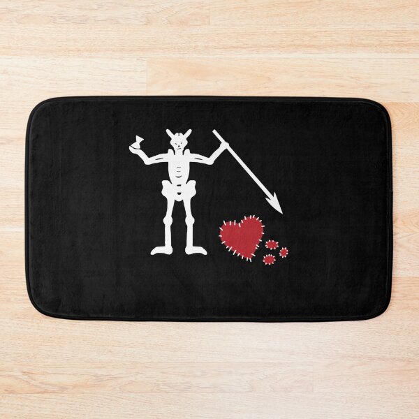 Item preview, Broken Hearted Blackbeard's Flag Premium designed and sold by ShonDonnells.