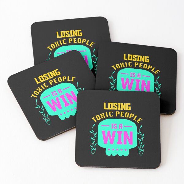 Item preview, Losing Toxic People is a Win Trending design designed and sold by Raju-Creative.