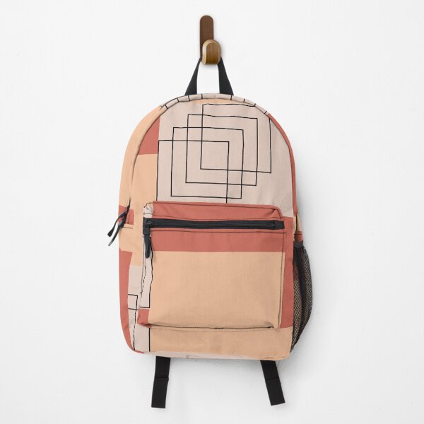 Item preview, Geometric Pattern Block | Modern Minimalist Design | Earth Tones Colors designed and sold by The Bubble 1307.