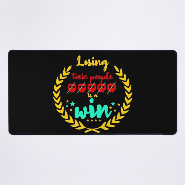 Item preview, Losing Toxic People is a Win Text Design designed and sold by Raju-Creative.