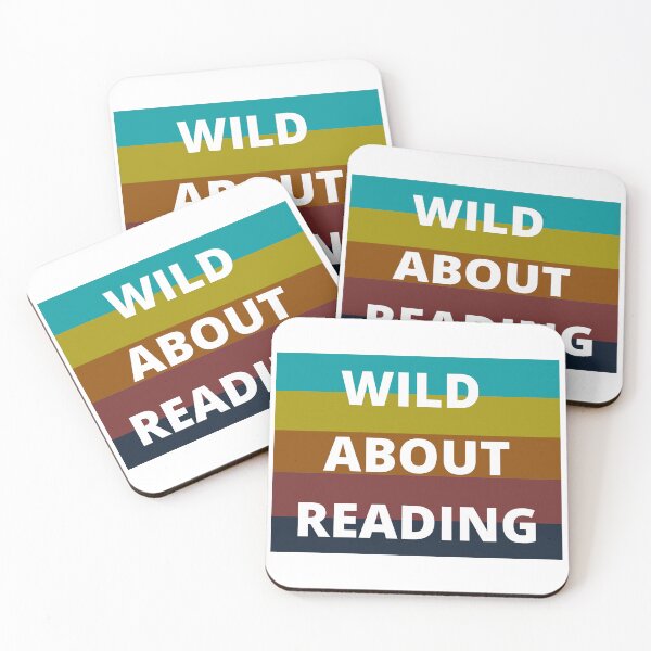 Item preview, Retro Wild About Reading Art Designs designed and sold by Manilyn0907.