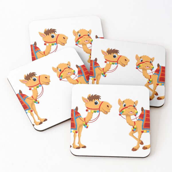 Item preview, camels of the world cartoon designed and sold by Xippy Art.
