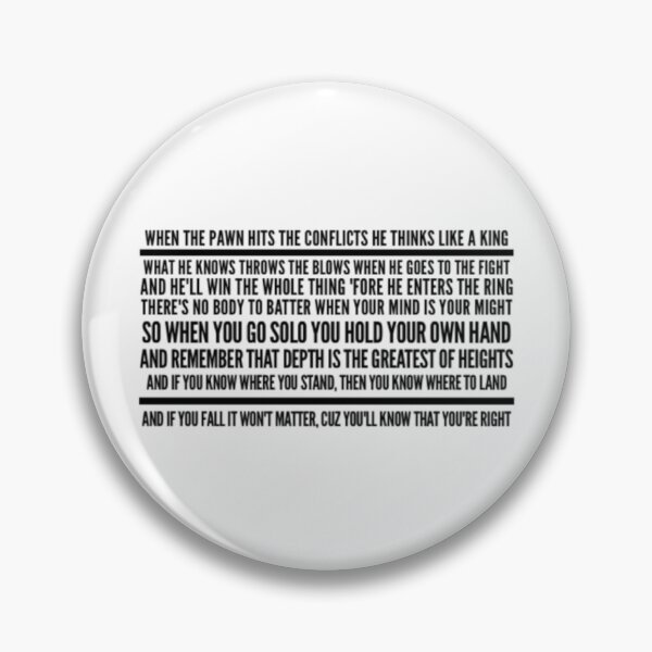 Item preview, When The Pawn Poem (Black) designed and sold by UnicornPeeps.