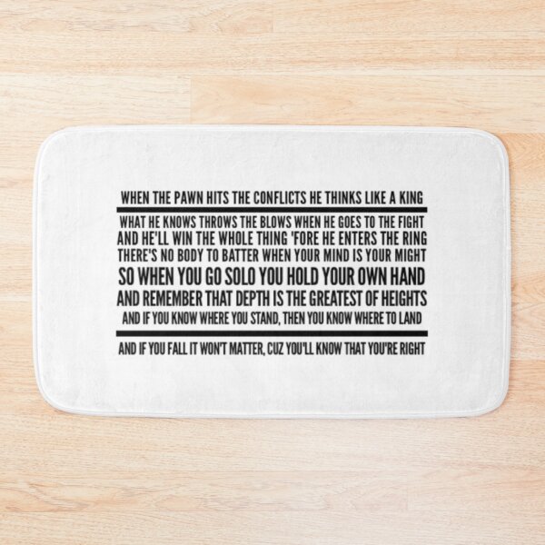 Item preview, When The Pawn Poem (Black) designed and sold by UnicornPeeps.
