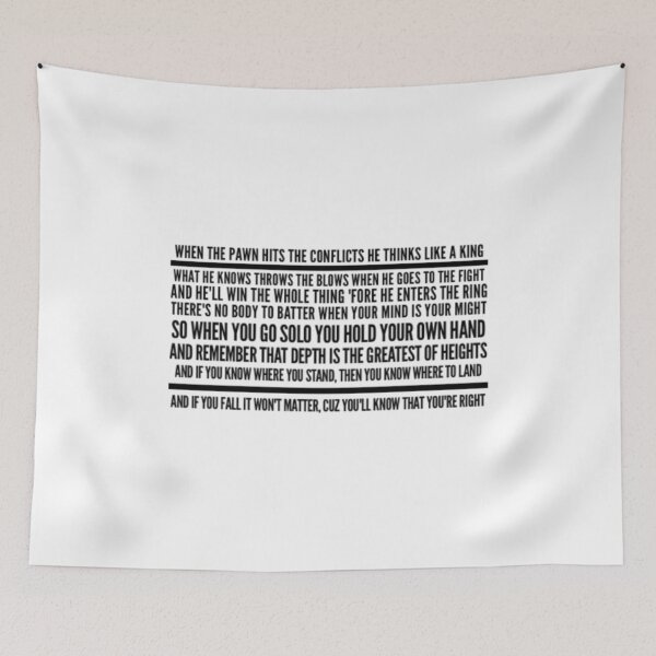 Item preview, When The Pawn Poem (Black) designed and sold by UnicornPeeps.