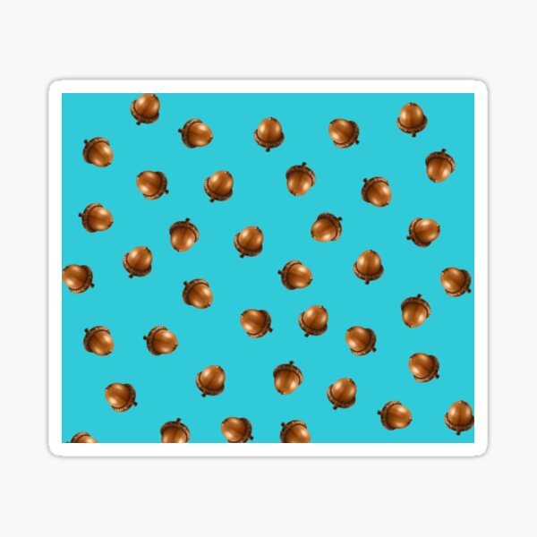 Item preview, Acorns Pattern-Sky Blue designed and sold by Lainey1978.