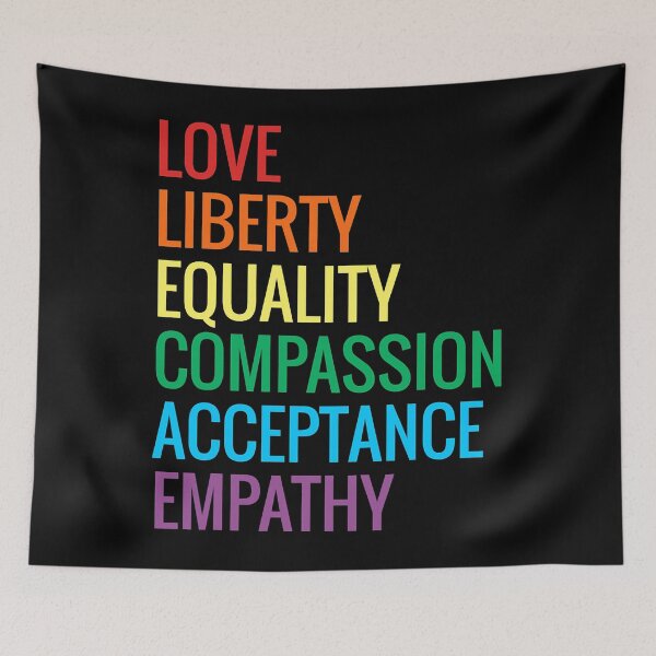 Item preview, Love Liberty Equality Human Rights Social Justice Kindness  designed and sold by fostebris.