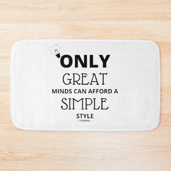 Item preview, Only great minds can afford a simple style designed and sold by Twin2too.