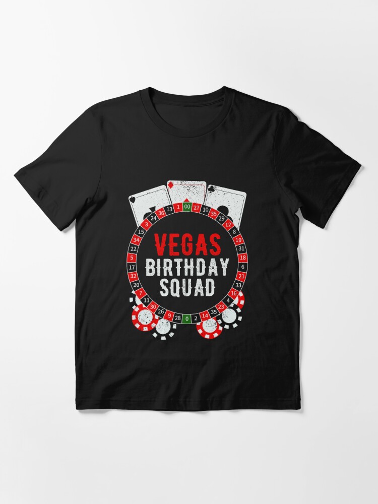 Vegas Birthday Squad For Las Vegas Girls Trip Birthday Party Matching Group  | Greeting Card