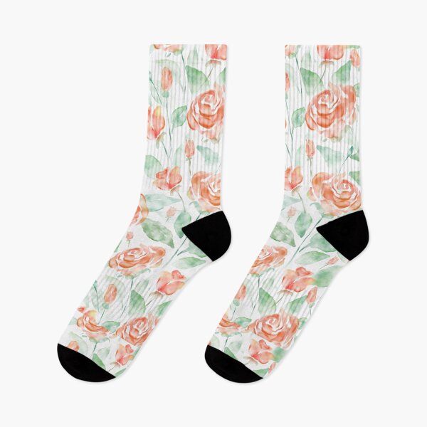 Item preview, Watercolor roses floral pattern designed and sold by see-the-fox.