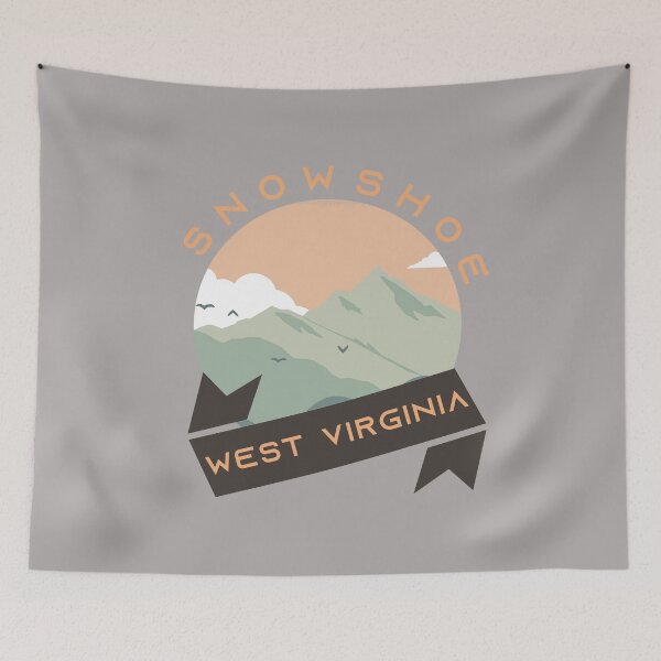 Item preview, Snowshoe West Virginia, Ski Resort, Hiking, Climbing, Modern Style  designed and sold by KittySSmith.