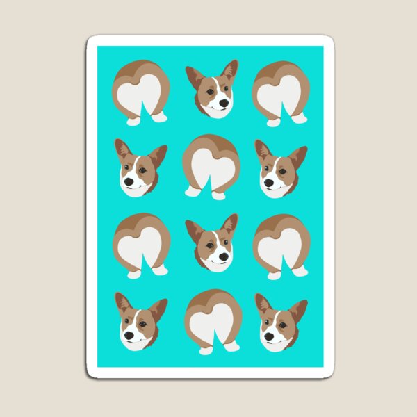 Corgi Butts Magnet