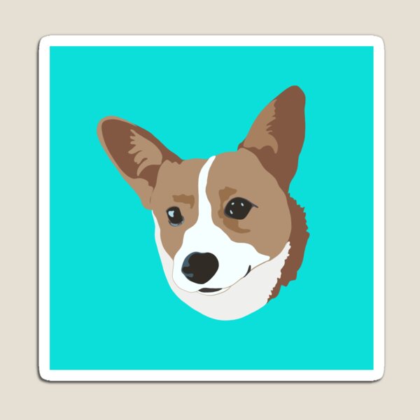 Corgi Love Magnet