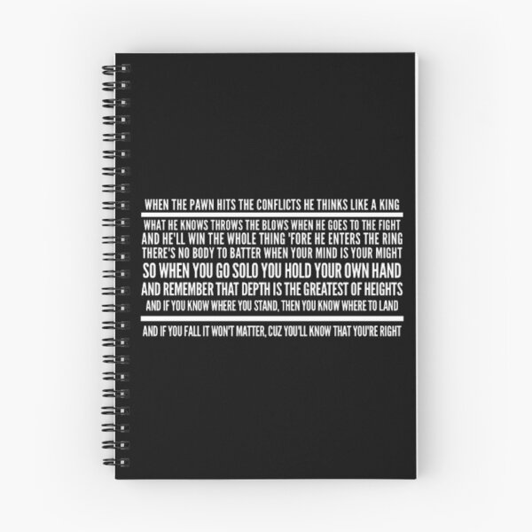 Item preview, When The Pawn Poem (White) designed and sold by UnicornPeeps.