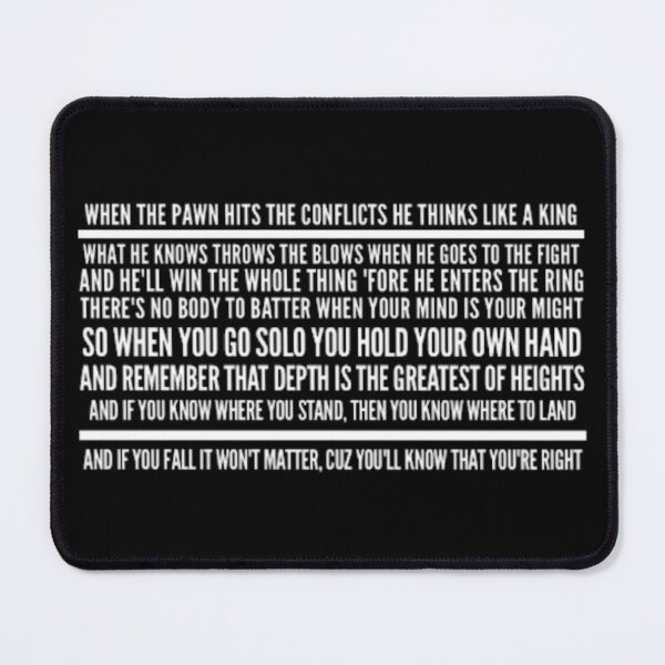 Item preview, When The Pawn Poem (White) designed and sold by UnicornPeeps.