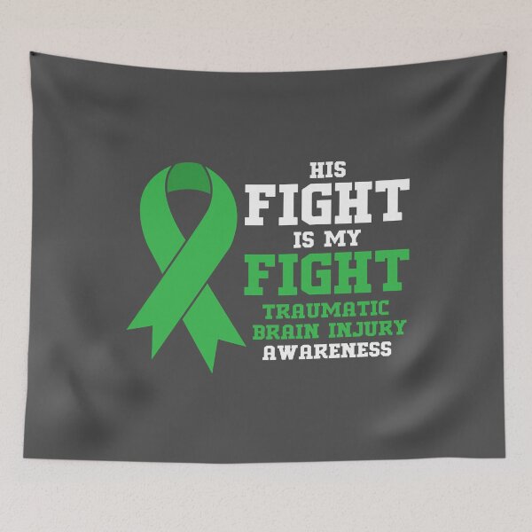 Item preview, His Fight Is My Fight Traumatic Brain Injury designed and sold by DiegoJorta.