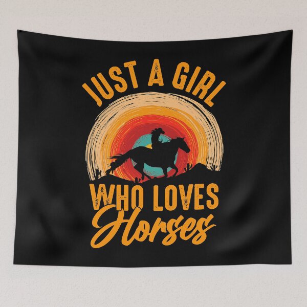 Item preview, Just A Girl Who Loves Horses - Horses lover designed and sold by caintati.
