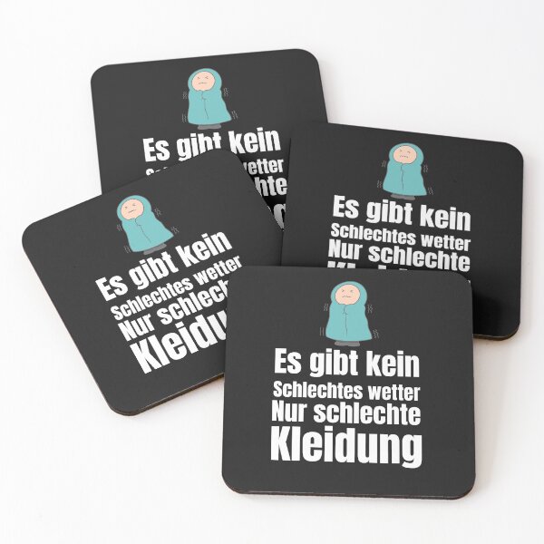 Item preview,  There is no such thing as bad weather, only bad clothing, Germany funny humor tshirt designed and sold by azghari.