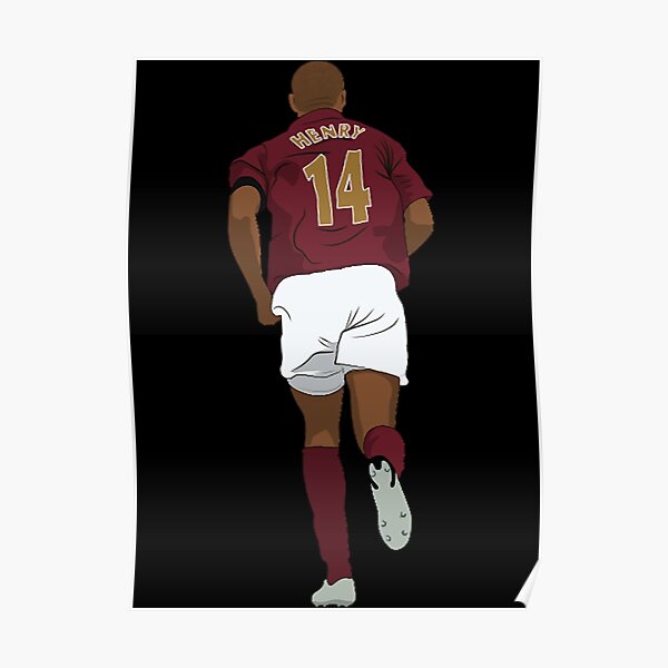 : Thierry Henry Poster by Silk Printing # Size about (60cm x  80cm, 24inch x 32inch) # Unique Gift # 26E57A: Posters & Prints