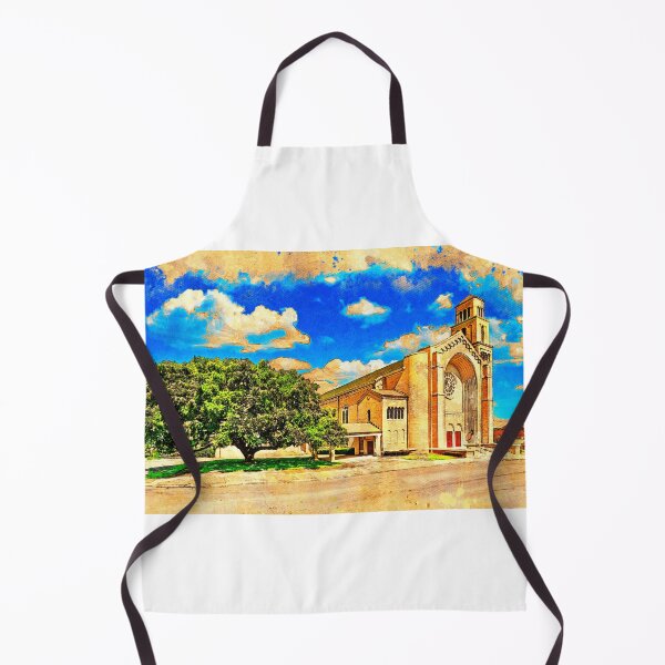 Item preview, First Baptist Church of Pensacola - digital painting with vintage look designed and sold by NickoPrints.