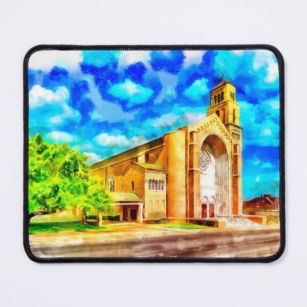 Item preview, First Baptist Church of Pensacola - watercolor painting designed and sold by NickoPrints.