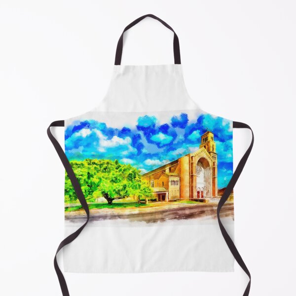 Item preview, First Baptist Church of Pensacola - watercolor painting designed and sold by NickoPrints.