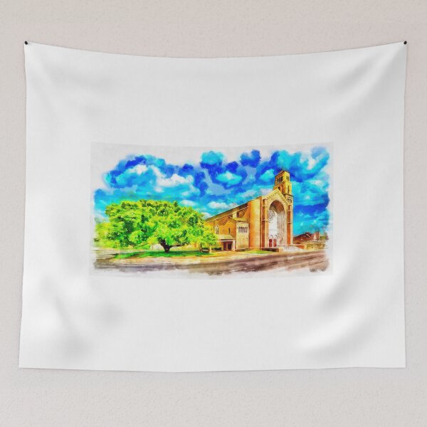 Item preview, First Baptist Church of Pensacola - watercolor painting designed and sold by NickoPrints.