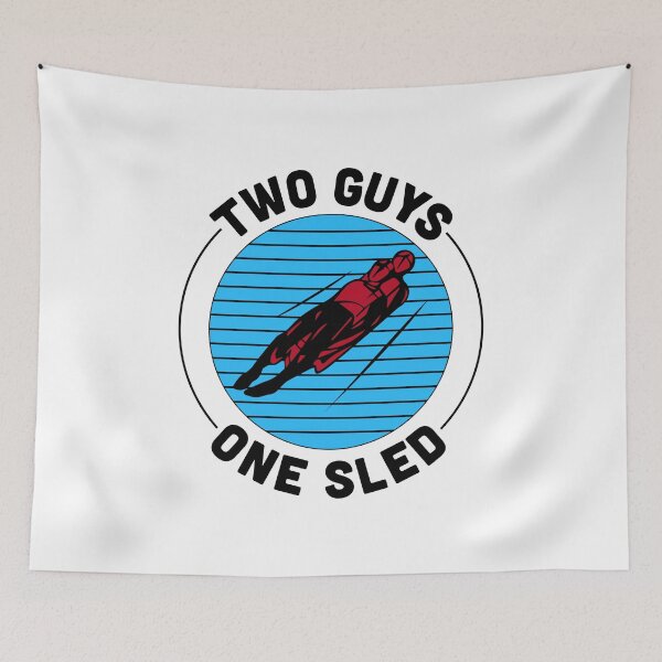 Item preview, Luge Sledding Sledge Race Extreme Winter Sports designed and sold by TastefulTees.