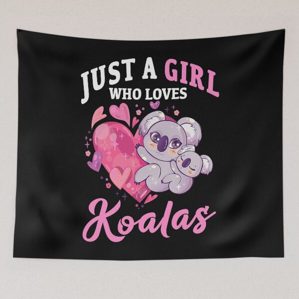 Item preview, Just A Girl Who Loves Koalas - Kawaii Koala designed and sold by caintati.