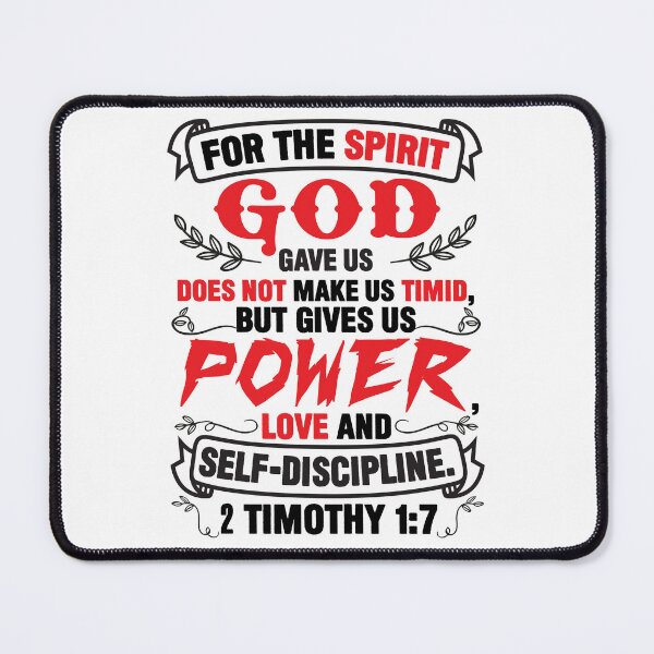 Item preview, 2 Timothy 1:7 designed and sold by plushism.