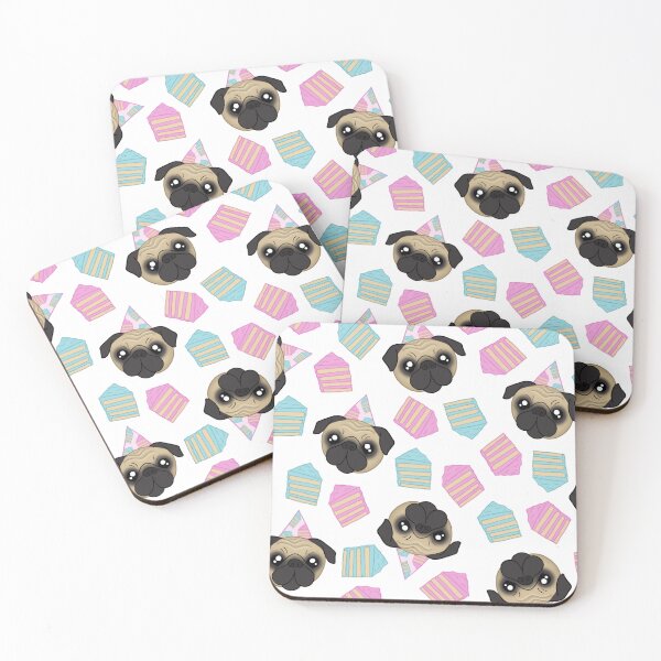 Item preview, Party Pug Multi-Print designed and sold by lifeofbye-art.