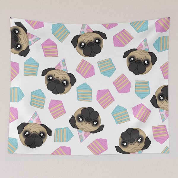 Item preview, Party Pug Multi-Print designed and sold by lifeofbye-art.
