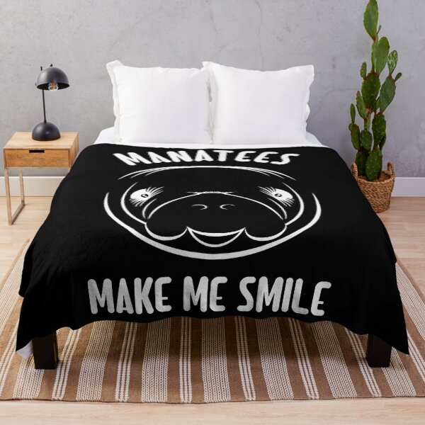 Item preview, Cute Manatee Makes Me Smile Ironic Sea Animal Premium  designed and sold by bernhardderick.