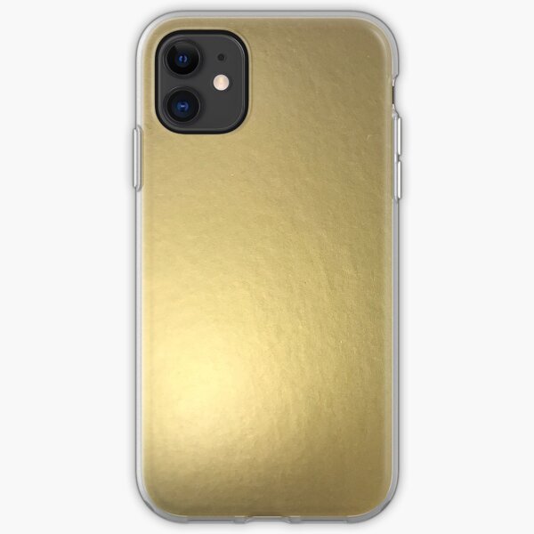 Metallic Gold iPhone Soft Case