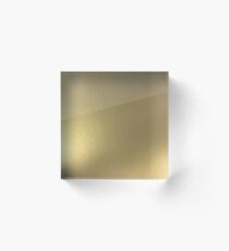 Metallisches Gold Acrylblock