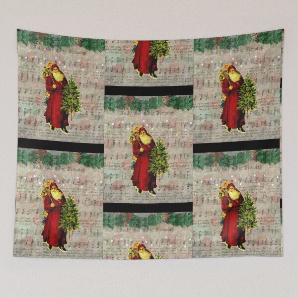 Item preview, Jolly Old St. Nicholas Vintage Christmas Santa Design  designed and sold by ShannonCoo5572.