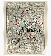 Terminus Map Poster