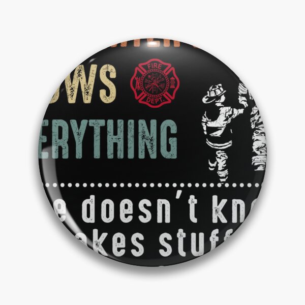 Item preview, Firefighter Dad Knows Everything designed and sold by Isidroward.