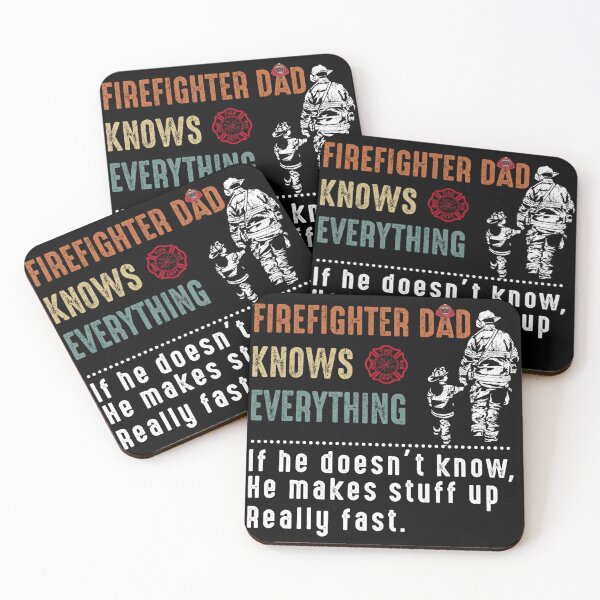 Item preview, Firefighter Dad Knows Everything designed and sold by Isidroward.