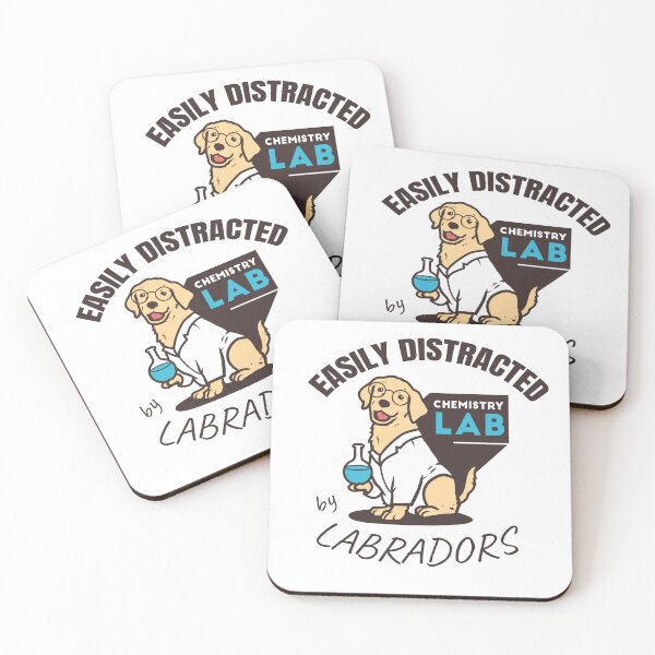 Item preview, Easily distracted by Labradors designed and sold by Wooden-rack.