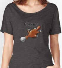 Cute Platypus Cartoon Women's Relaxed Fit T-Shirt