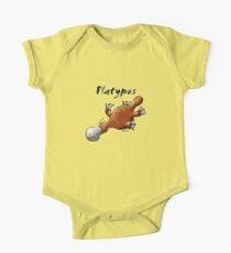 Cute Platypus Cartoon One Piece - Short Sleeve
