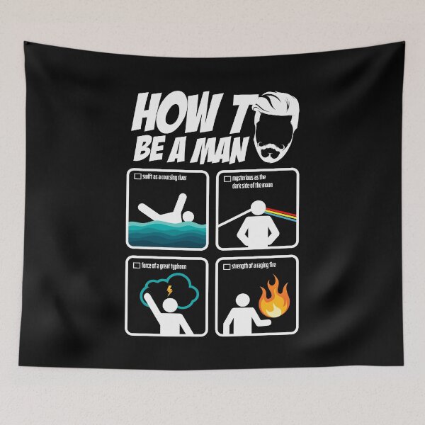Item preview, How to Be a Man  designed and sold by NatureFex25.