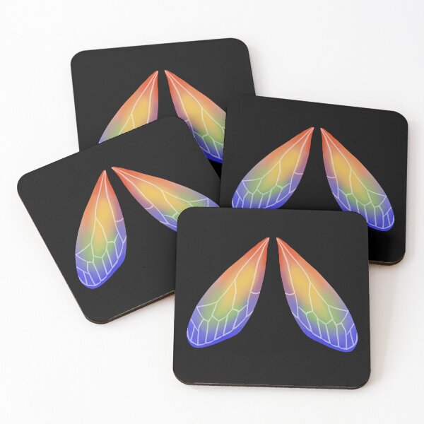 Item preview, Rainbow fly wings designed and sold by CrazyFozBazaar.