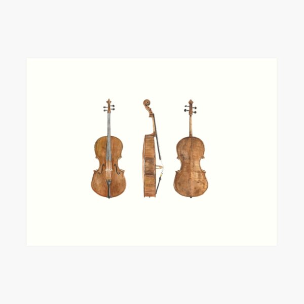 The Cello by Paris Lomé 2017 Art Print