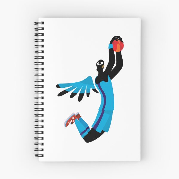 Item preview, basketball player in flight with wings designed and sold by duxpavlic.